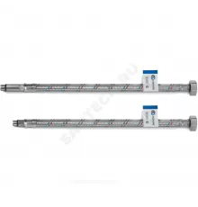 Подводка гибкая для смесителя нержавеющая оплетка М10-1/2" г-ш L=0.6м пара AQUALINE 04833