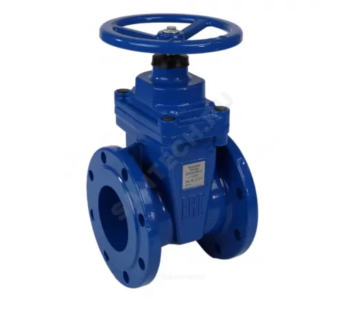 Задвижка чугун 30ч39р SL12 МЗВ обрезиненный клин EPDM Ду 80 Ру10/16 Тмакс=150C фл ЛМЗ