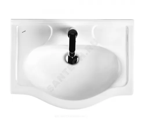 Умывальник мебельный Селигер 60 1 отверстие под смеситель по центру Santek 1.WH11.0.268