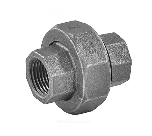 Соединитель прямой американка чугун Ду 15 (1/2") ВР/ВР Fittex PLUS