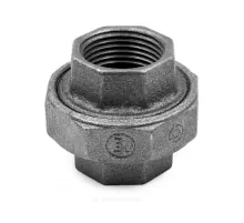 Соединитель прямой американка чугун Ду 15 (1/2") ВР/ВР Fittex PLUS