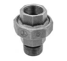 Соединитель прямой американка чугун Ду 15 (1/2") ВР/НР без прокладки Fittex PLUS