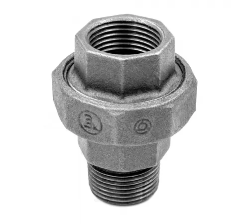 Соединитель прямой американка чугун Ду 15 (1/2") ВР/НР без прокладки Fittex PLUS