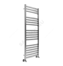 Полотенцесушитель водяной нерж сталь Лесенка (1/2") ВР 750 Вт 500х1400мм 18П нижнее подключение в/к клапана Палермо Терминус 4670078530783