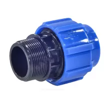 Муфта компрессионная ПЭ Дн 20х3/4" НР ТПК-АКВА 53002034