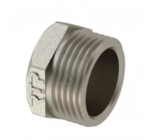 Заглушка латунь никель Ду 20 (3/4") НР RTP (РосТурПласт) 25148