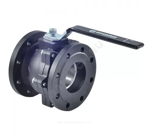 Кран шаровой чугун R740F Ду 25 Ру16 фл полнопроходной рукоятка Тмакс=120 оС Giacomini R740FLY002