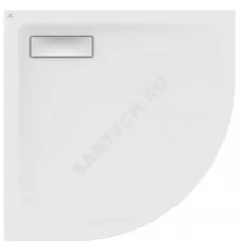 Поддон душевой акрил полукруглый ULTRAFLAT NEW 900х900х25 белый матовый Ideal Standard T4492V1
