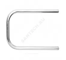 Полотенцесушитель водяной нерж сталь П-образный Ду 25 (1") НР 320х400мм боковое подключение б/к Эко Терминус 4670030724137