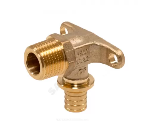 Водорозетка для PE-X труб аксиальная латунь Дн 16х1/2" НР MX Рехау 11097211001