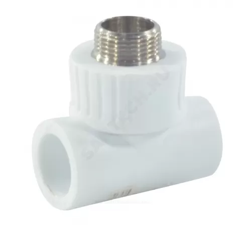 Тройник PP-R комбинированный белый Дн 32х1/2" НР RTP (РосТурПласт) 10758