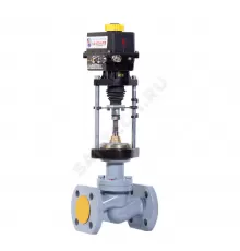 Клапан запорно-регулирующий сталь КЗР 25с947нж односедельный Ду 25 Ру16 фл Kvs=6.3м3/ч с эл/приводом 3-х позиционным ST0 230В Арма-Пром