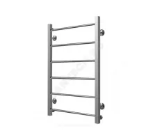 Полотенцесушитель водяной нерж сталь Лесенка Ду 25 (1") НР 400х500мм 4П нижнее подключение в/к соединитель (1"х3/4") Классика-Люкс Элит-Металл В-40-01