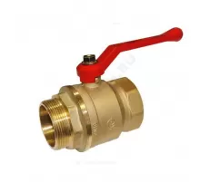 Кран шаровой латунь Стандарт 221 аналог 11б27п1 Ду 50 Ру16 ВР/НР рычаг ГАЛЛОП 103251