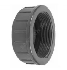 Крышка НПВХ Дн 50 Ру10 резьбовая под клеевое соединение Агригазполимер 206-067