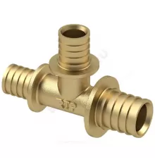 Тройник для PE-X/PE-RT труб аксиальный латунь Дн 20х16х16 переходной RTP (РосТурПласт) 29358