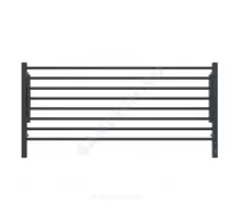 Полотенцесушитель электрический сталь Лесенка 311 Вт 1200х600мм 8П со встроенным диммером справа черный муар Горизонт Терминус 4670078543349