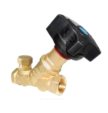 Клапан балансировочный ручной латунь STAD.BY-4 Ду 15 G1/2" Ру16 ВР Kvs=2.97м3/ч без ниппелей Цветлит ZW20066