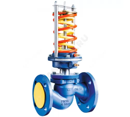 Регулятор давления после себя чугун RDT-P Ду 15 Ру16 фл Рп0.08-0.9 Kvs=1м3/ч Теплосила RDT-P-0.1-15-1