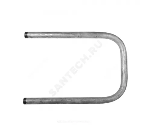 Полотенцесушитель водяной сталь оц П-образный Ду 25 (1") НР 320х500мм боковое подключение б/к КАЗ