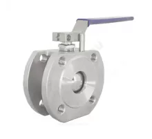 Кран шаровой нерж SS316 Ду 50 Ру40 межфл под электропривод с рукояткой ISO F05/F07 Benarmo