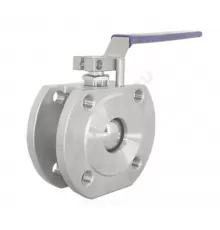 Кран шаровой нерж SS316 Ду 50 Ру40 межфл под электропривод с рукояткой ISO F05/F07 Benarmo