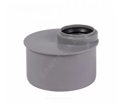 Переход PP-H эксцентрический короткий серый HT HTR Дн 110х75 б/нап в/к Ostendorf 115715