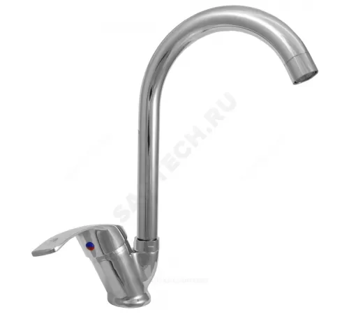Смеситель для кухонной мойки ручка сбоку одноручный ЭКО ЦС-СМ 27/23ш М-43 Центр Сантехники (Подольск) ЭП401153
