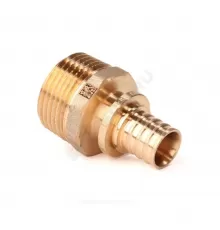 Муфта для PE-X труб аксиальная бронза Дн 16х1" НР RX+ Рехау 14563133001