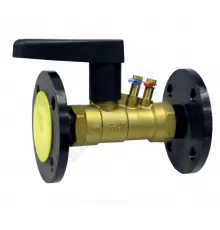 Клапан балансировочный ручной латунь FODRV Ду 20 Ру16 фл Kvs=2.82м3/ч с измерительными ниппелями Venturi BROEN 4450500S-001005