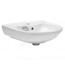 Умывальник подвесной Комфорт 50 1 отверстие под смеситель по центру белый Rosa (Кировская керамика)