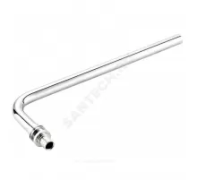 Угольник PE-X/PE-RT для подключения радиатора аксиальный латунь Дн 20х15х90гр L=1000мм RTP (РосТурПласт) 29388