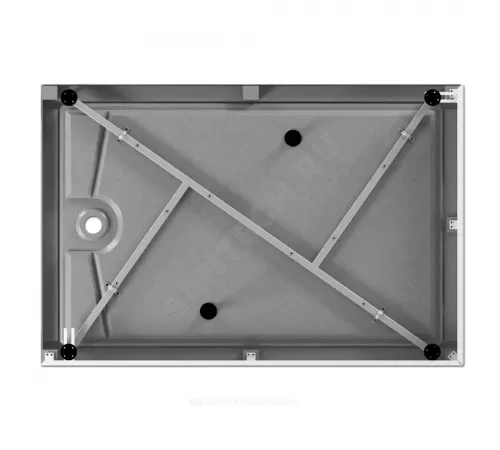 Поддон душевой акриловый прямоугольный Universal PRO N 1200х800х130 белый МетаКам АПS_014441