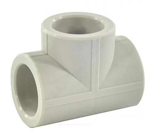 Тройник PP-R серый Дн 20 внутренняя пайка VALFEX 10111020Г