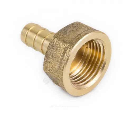 Переходник штуцерный латунь неразъемный для шланга Дн 13х1/2" ВР 9101 Aquasfera 9101-07