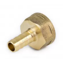 Переходник штуцерный латунь неразъемный для шланга Дн 10х1/2" ВР 9101 Aquasfera 9101-05