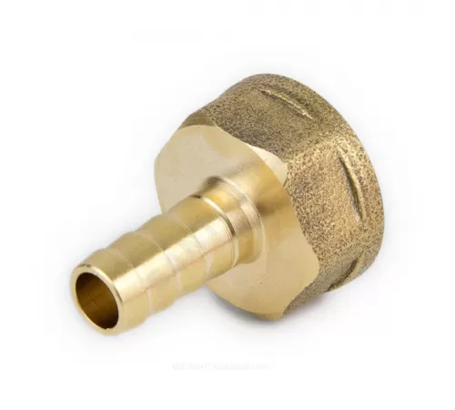 Переходник штуцерный латунь неразъемный для шланга Дн 13х1/2" ВР 9101 Aquasfera 9101-07