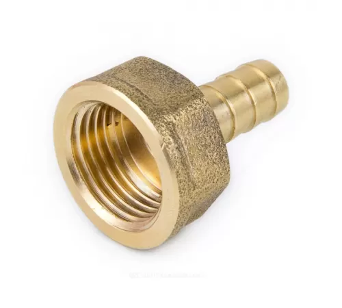 Переходник штуцерный латунь неразъемный для шланга Дн 13х1/2" ВР 9101 Aquasfera 9101-07