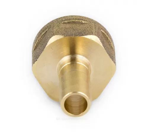 Переходник штуцерный латунь неразъемный для шланга Дн 13х1/2" ВР 9101 Aquasfera 9101-07