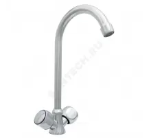 Смеситель для кухонной мойки двуручный излив Д24 H-220мм Стандарт ЦС-СМ 25ш К М_Супер Центр Сантехники (Подольск) СМ507352