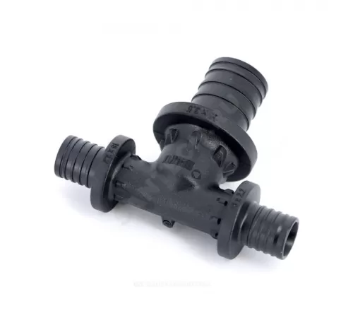 Тройник для PE-X труб аксиальный PPSU Дн 20х20х16 переходной RAUTITAN PX Rehau 11600711001