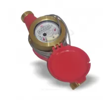 Счётчик г/в крыльчатый многоструйный Ду 40 Ру16 Qn=10 м3/ч 120С L=300мм резьба импульсный Б/К IP54 МВСТ Водомер