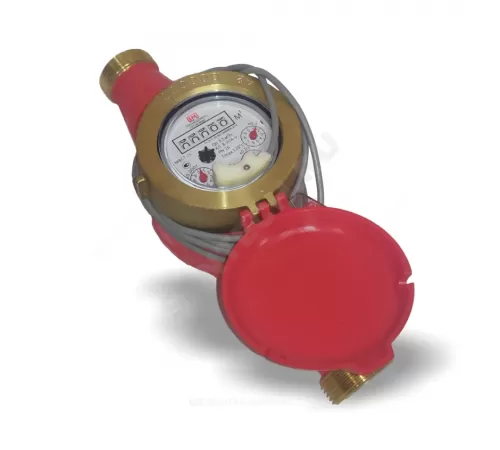 Счётчик г/в крыльчатый многоструйный Ду 40 Ру16 Qn=10 м3/ч 120С L=300мм резьба импульсный Б/К IP54 МВСТ Водомер