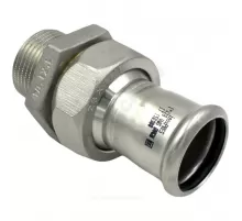 Муфта разъемная сталь нерж AISI 316L Дн 28х1" Ру16 пресс/НР Inoxpres RM 184028002I