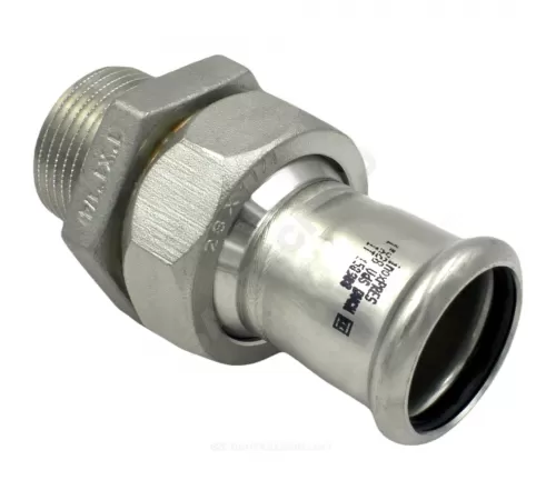 Муфта разъемная сталь нерж AISI 316L Дн 28х1" Ру16 пресс/НР Inoxpres RM 184028002I