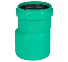 Переход PP-H эксцентрический зелёный KG2000 KG2000R Дн 160х125 б/нап в/к Ostendorf 775450