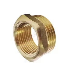 Футорка латунь Ду 25х20 (1"х3/4") НР/ВР VALFEX VF.581.L.100.034