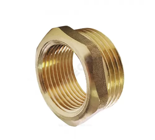 Футорка латунь Ду 32х15 (1 1/4"х1/2") НР/ВР VALFEX VF.581.L.114.012