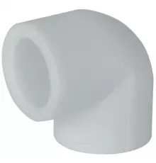 Угольник PP-R белый Дн 63х90гр внутренняя пайка VALFEX 10108063