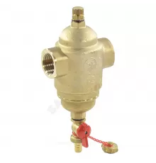 Дешламатор магнитный сетчатый T-образный латунь Ду 20 Ру10 3/4" ВР R146M с краном Giacomini R146MY014